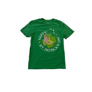 SpongeBob SquarePants Patrick Star St Patricks Day Green T-Shirt Unisex Small